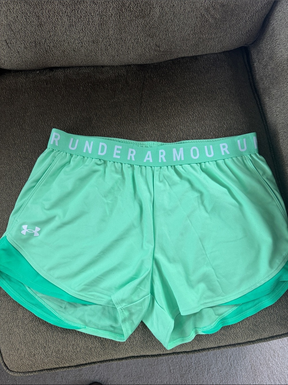 Under Armour Mint Green Women's Athletic Shorts